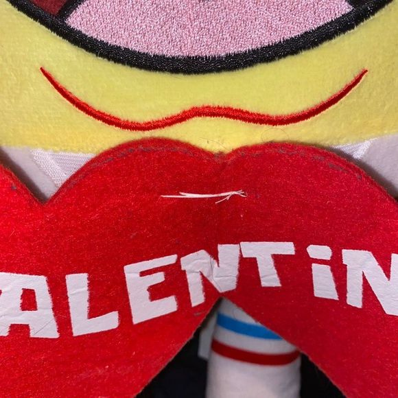 Nickelodeon SpongeBob Squarepants 18” Happy Valentines Day plush holiday door gr - Picture 6 of 7